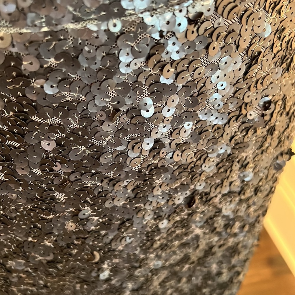 Sabine Black Sequin MIDI Skirt - Picture 2 of 5